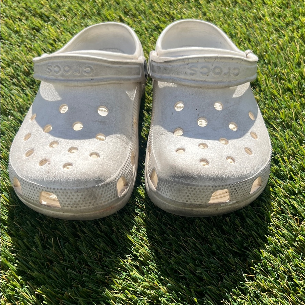 CROCS Kids Classic White Sandals